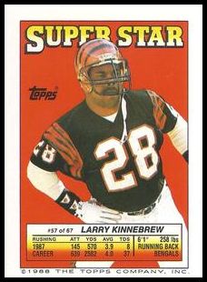 57 Larry Kinnebrew-Eric Dickerson